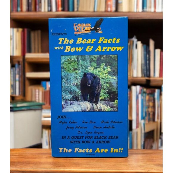 The Bear Facts With Bow & Arrow VHS Tape Vol 1 1990 Eagles View Myles Keller - Picture 1 of 7